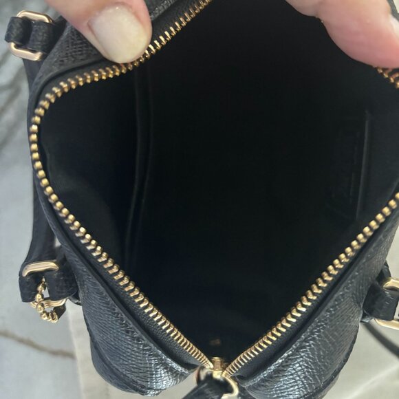 Coach PacMan Bennet Satchel - Micro, Black Leather - Picture 6 of 10